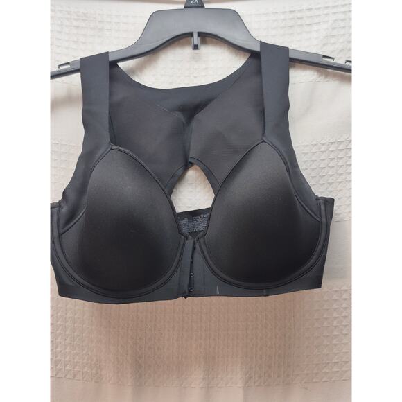 Bali Support Posture Bra Womens Size 36C Black Front Clasp Underwire USED 7348 - Picture 1 of 6